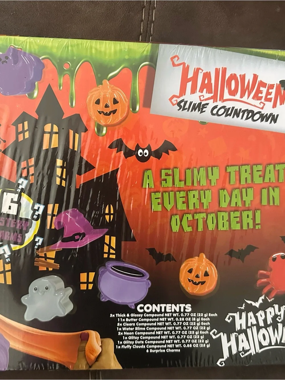 Halloween Slime Countdown Advent - Orange & Green